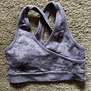 Gymshark camo sports bra